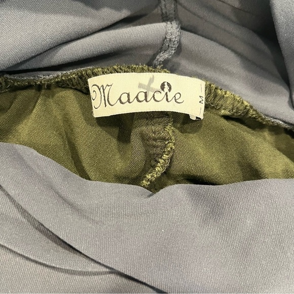 Maaci Green Straight Leg Maternity Pants Medium - Picture 6 of 9